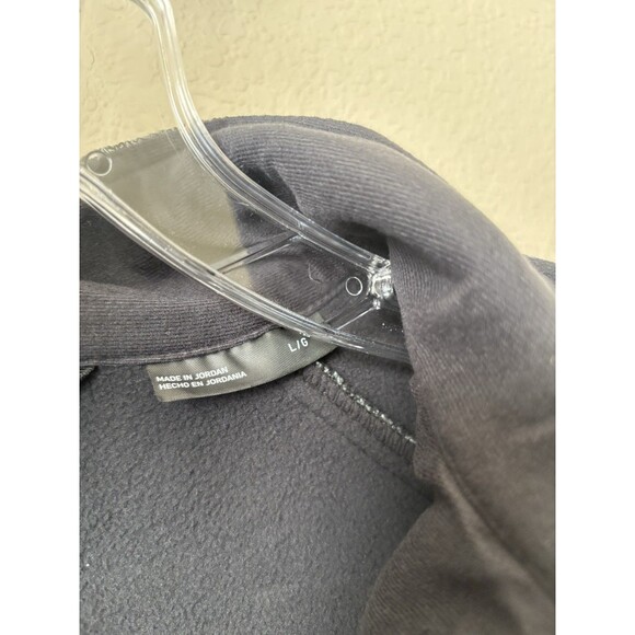 Spyder Men's Size Large Gray Black Bandit Half Zip Pullover Jacket Sweater - Picture 7 of 7